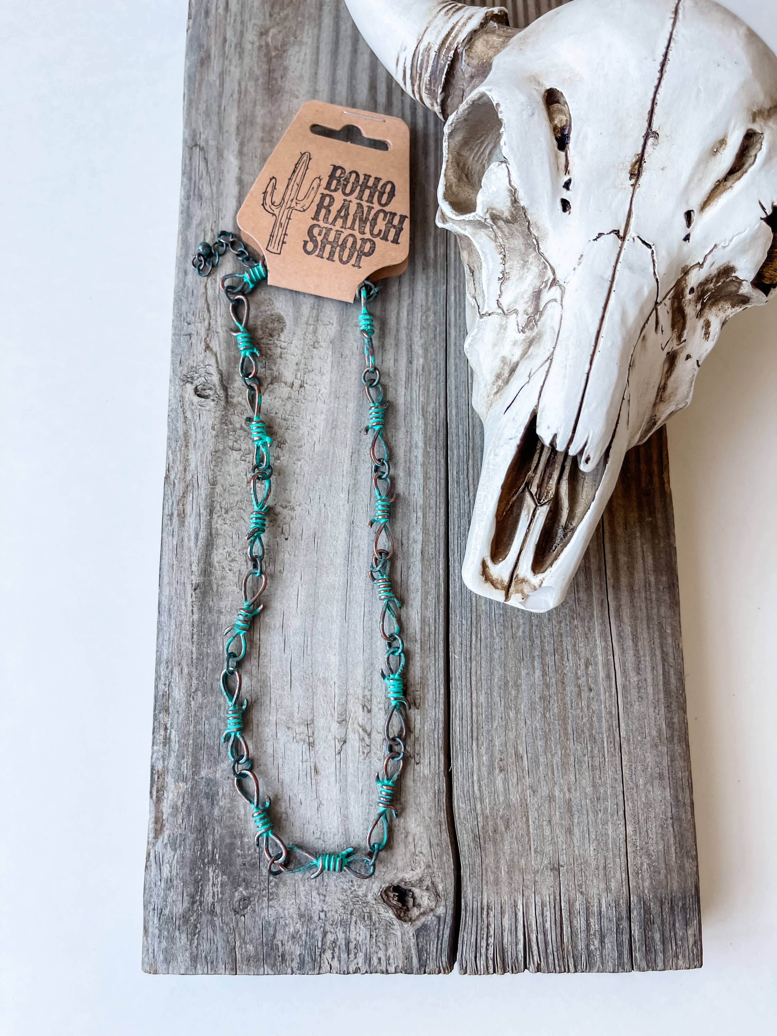 Western Barbed Wire Necklace