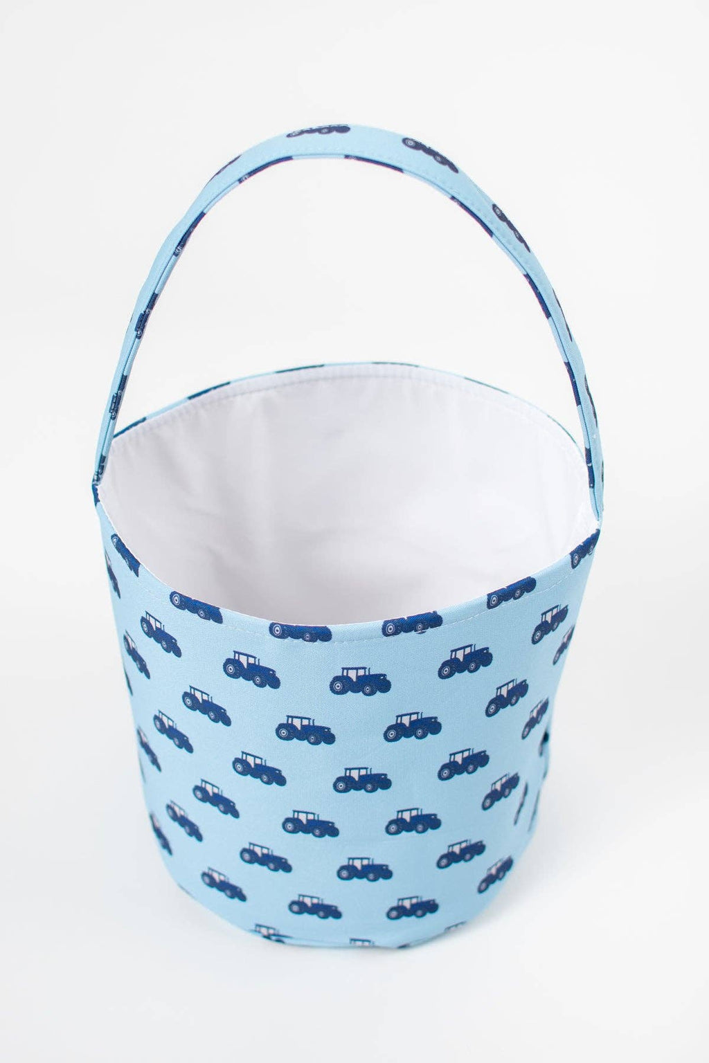 Blue Tractor Easter Basket
