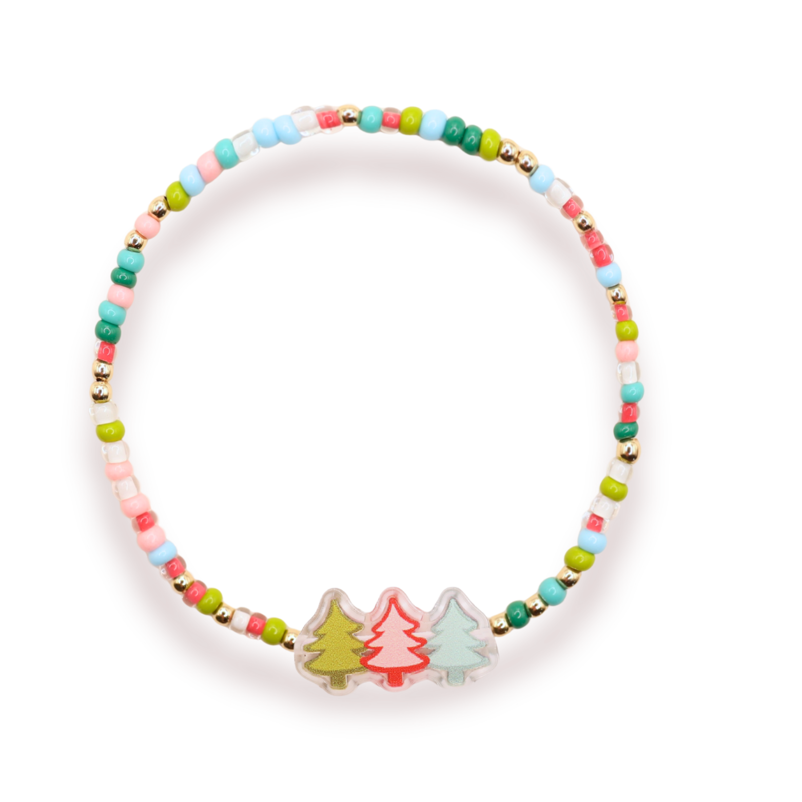 Tree Trio Holiday Bracelet