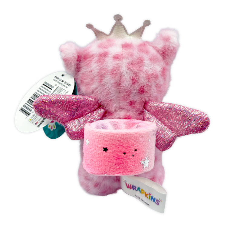 Wrapkins Wrist Band Slap Hug Plush Pal Variety - 6/Display