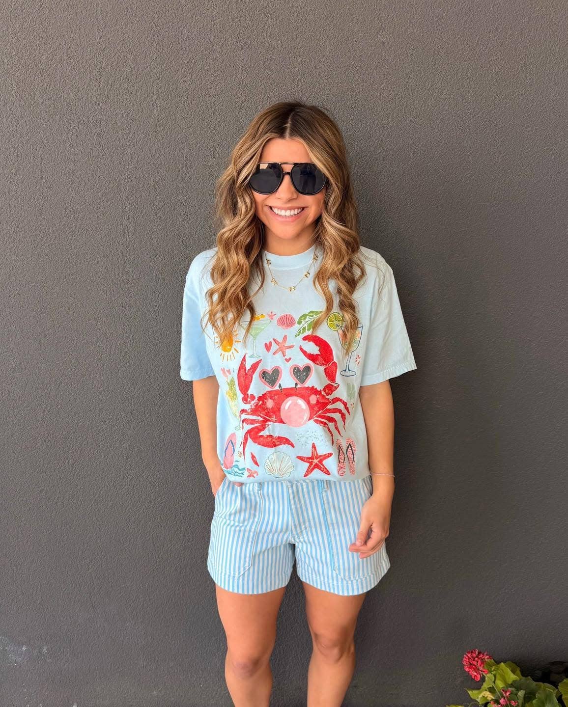 Summer Crab Short Sleeve Tee