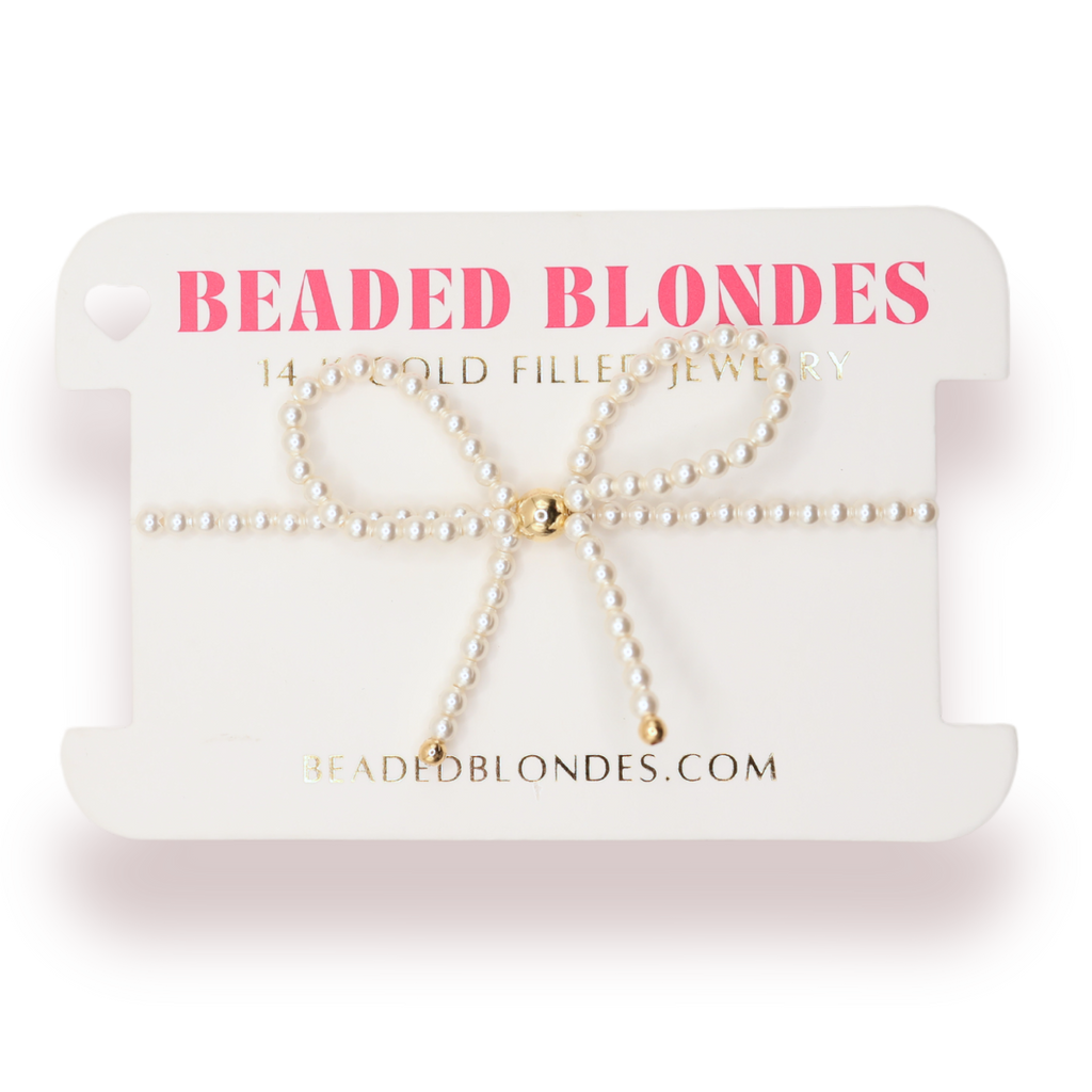 Pearl Bow Bracelet