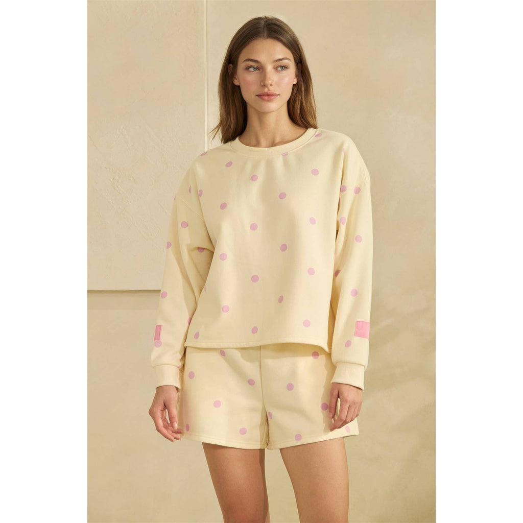 Printed Lounge Crewneck Sweatshirt