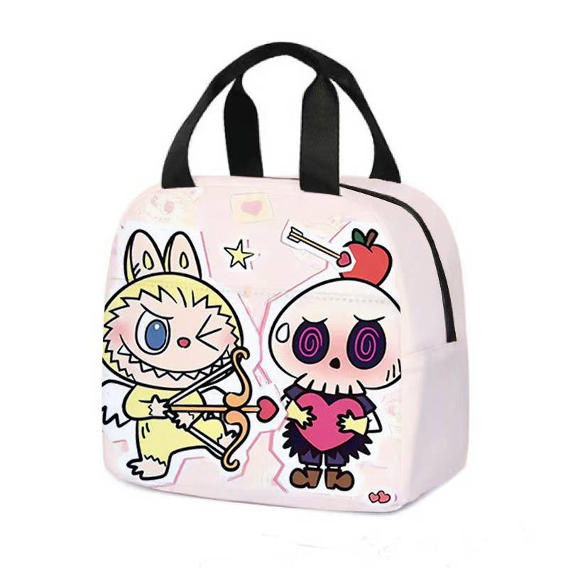 Cute monster lunch bag Aluminum Foil Insulation Bag