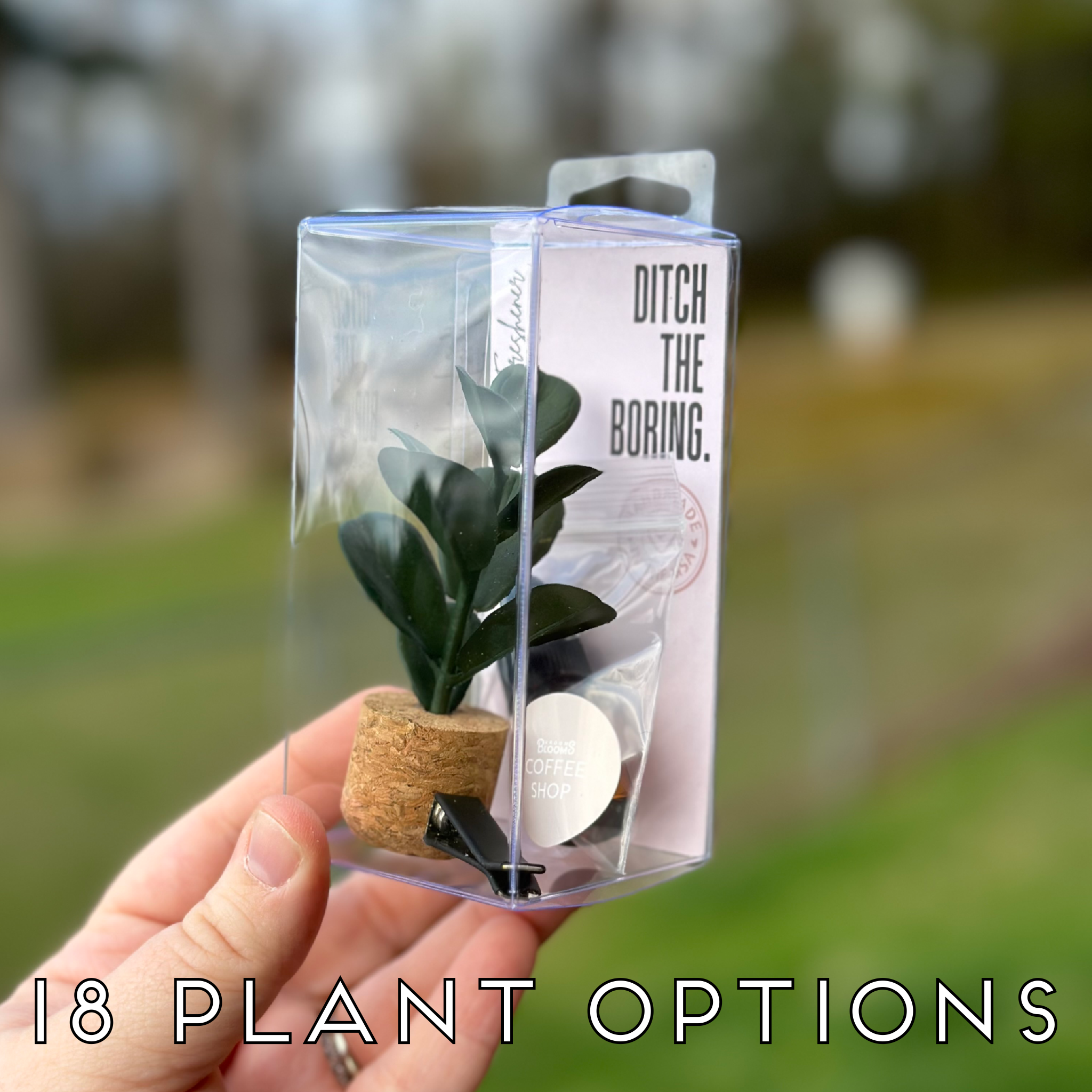 Plant Car Vent Clip Air Freshener Diffuser (Reusable)