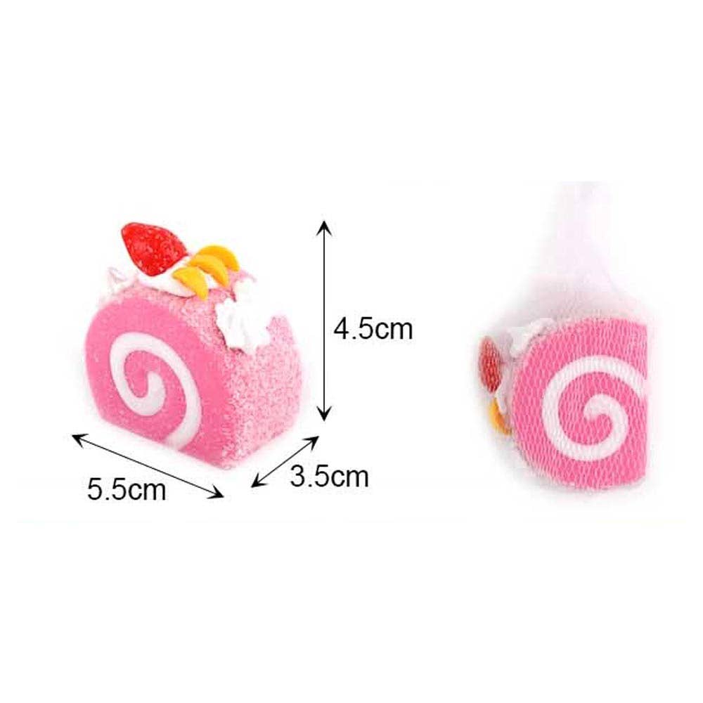 Swiss Roll Cake Squeeze Squishy Stress Relief Toy Set