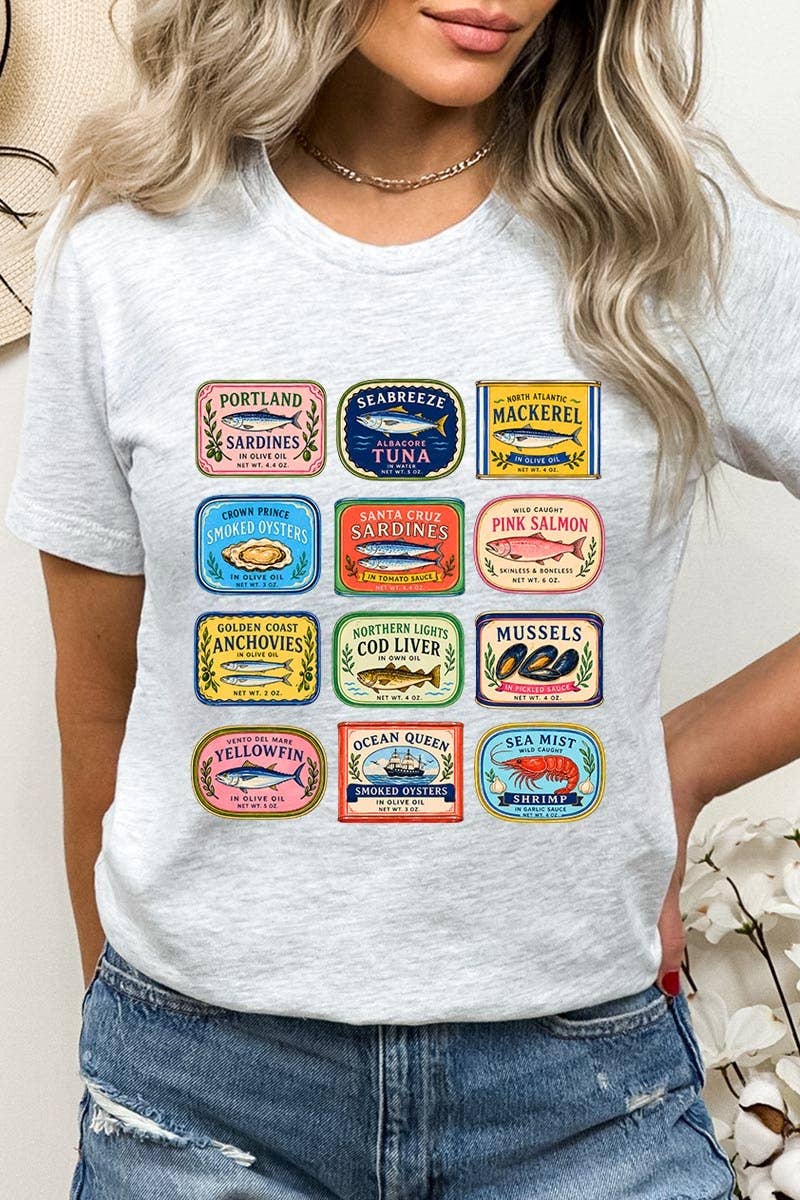 Sardines Market Graphic Tee