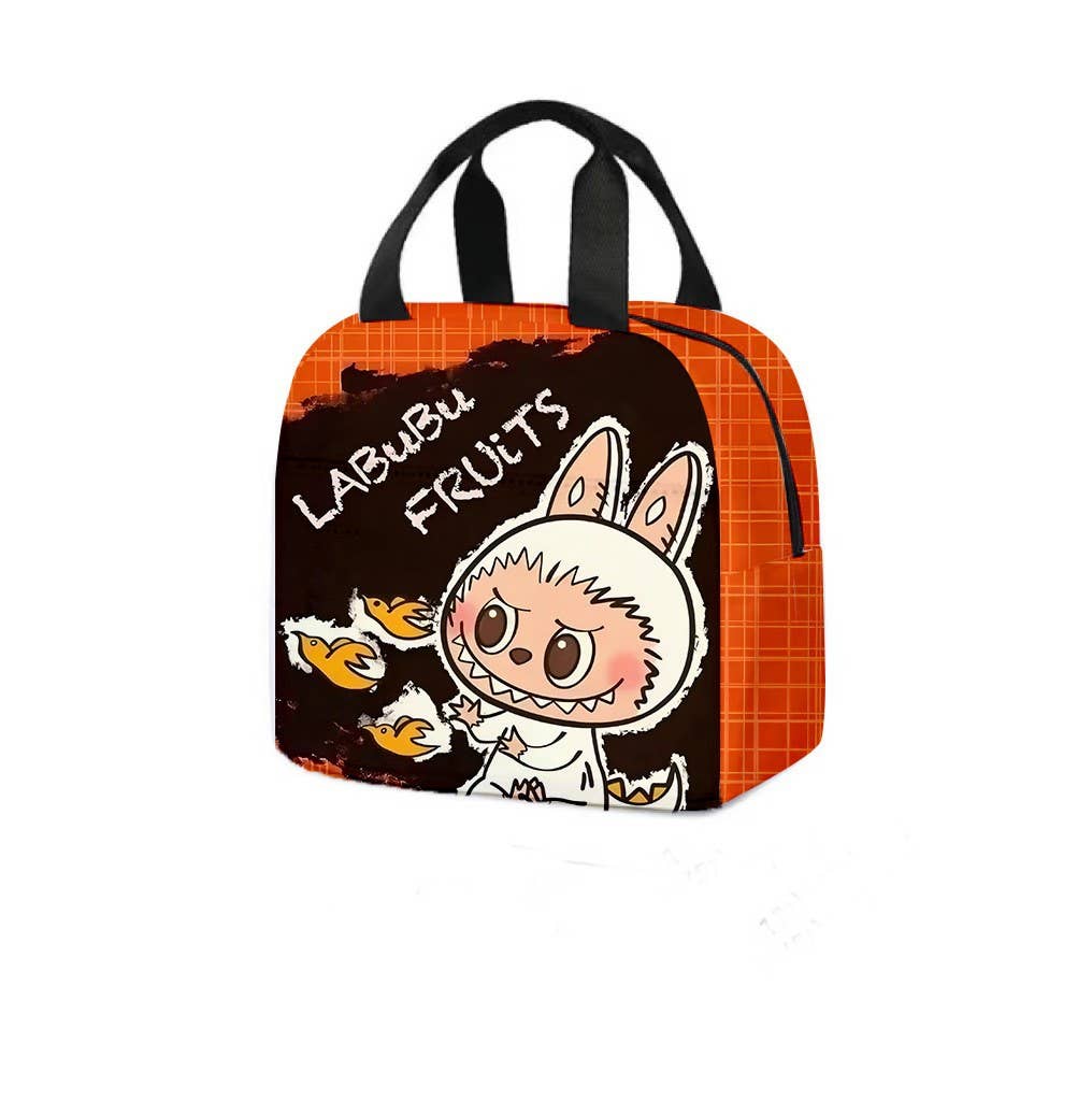 Cute monster lunch bag Aluminum Foil Insulation Bag
