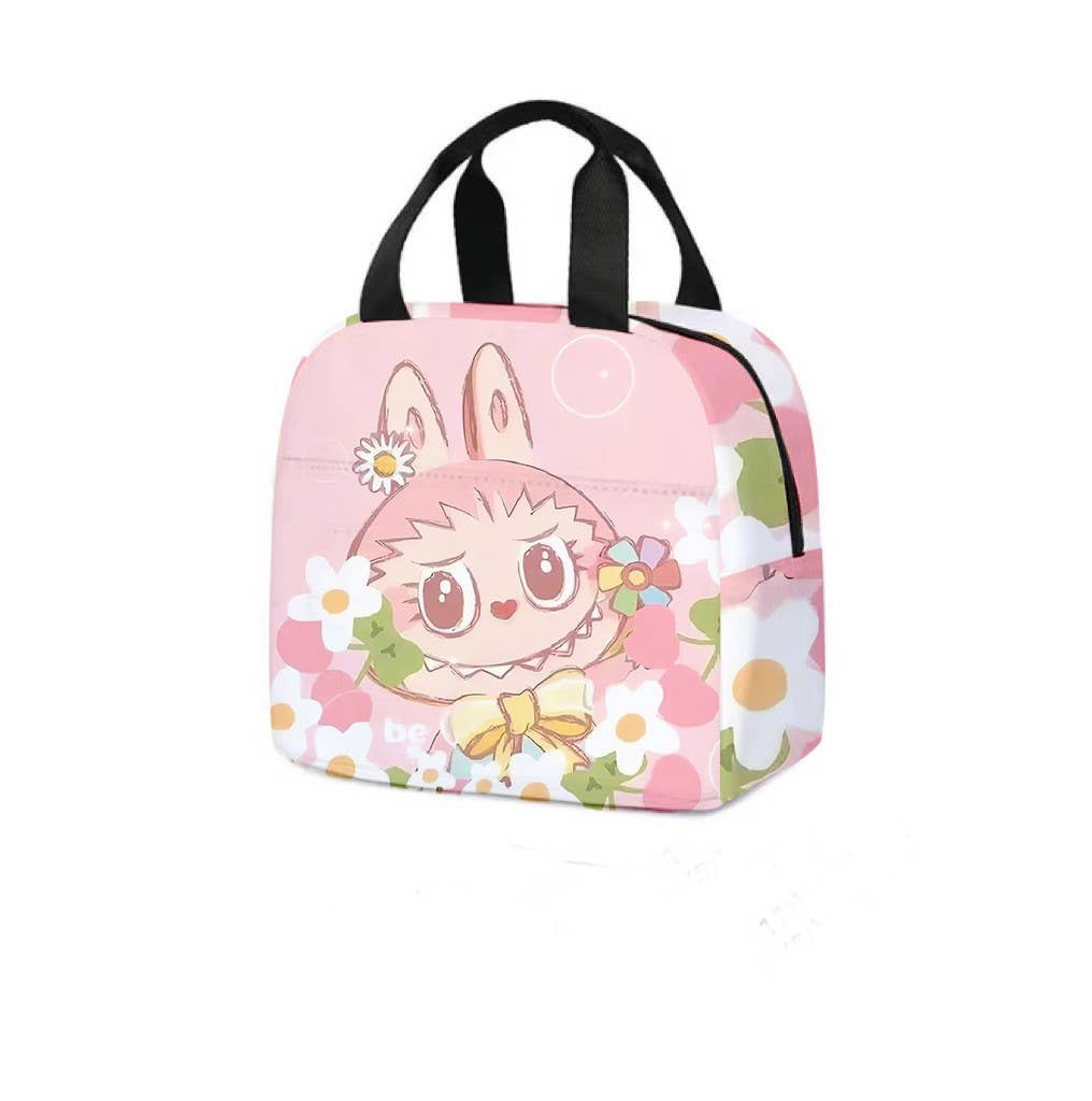 Cute monster lunch bag Aluminum Foil Insulation Bag