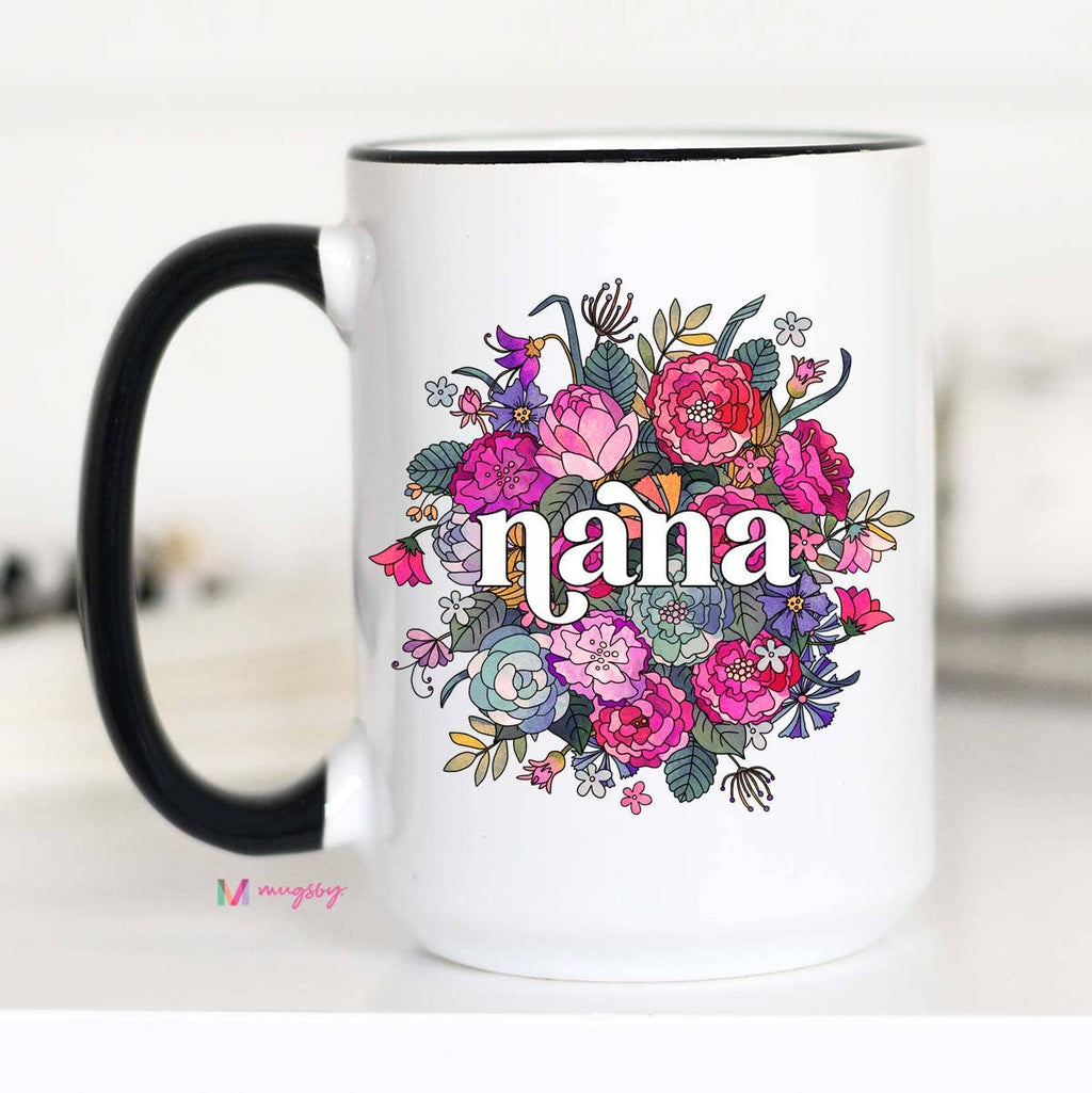 Nana Floral Mother's Day Mug