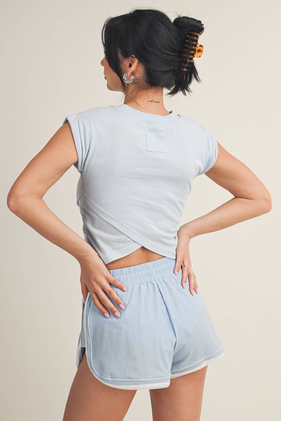 Slub Crossover Top