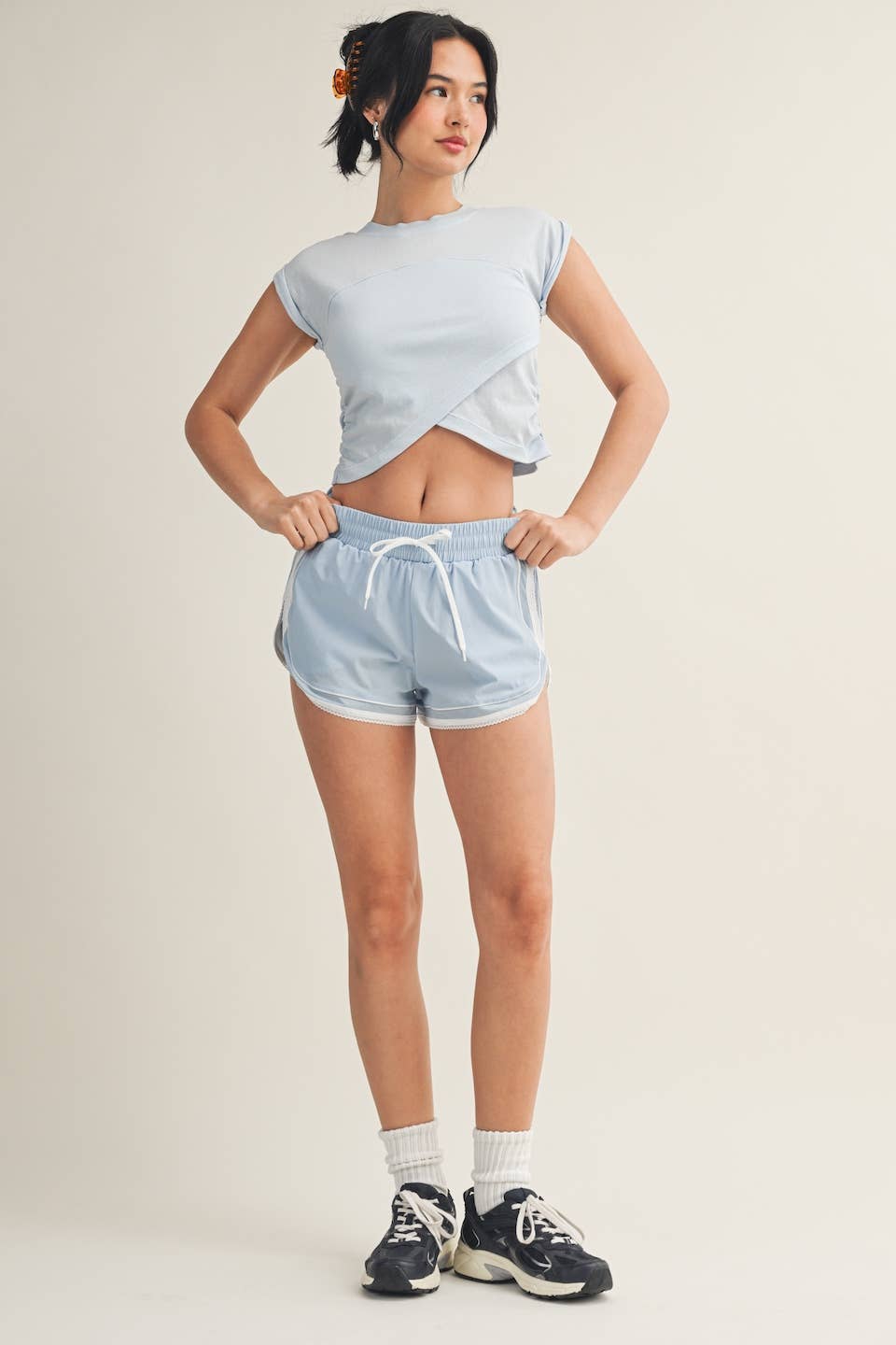 Slub Crossover Top