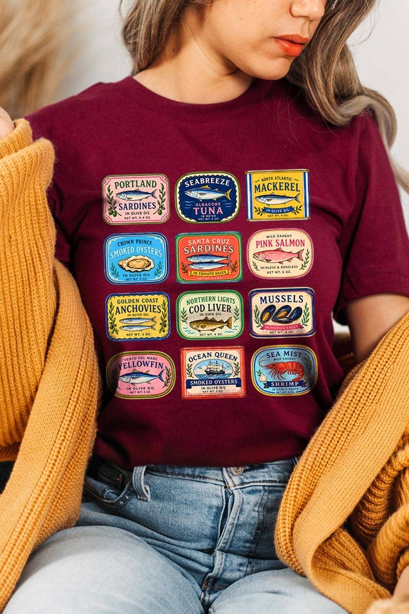 Sardines Market Graphic Tee