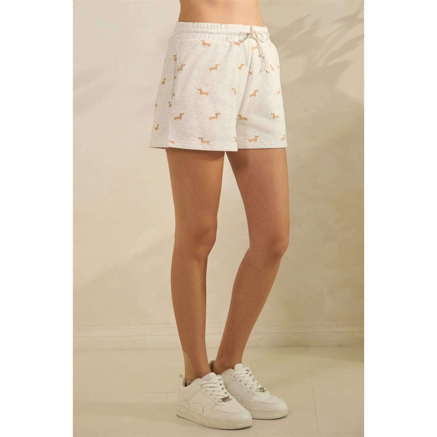 All Over Dog Print Shorts