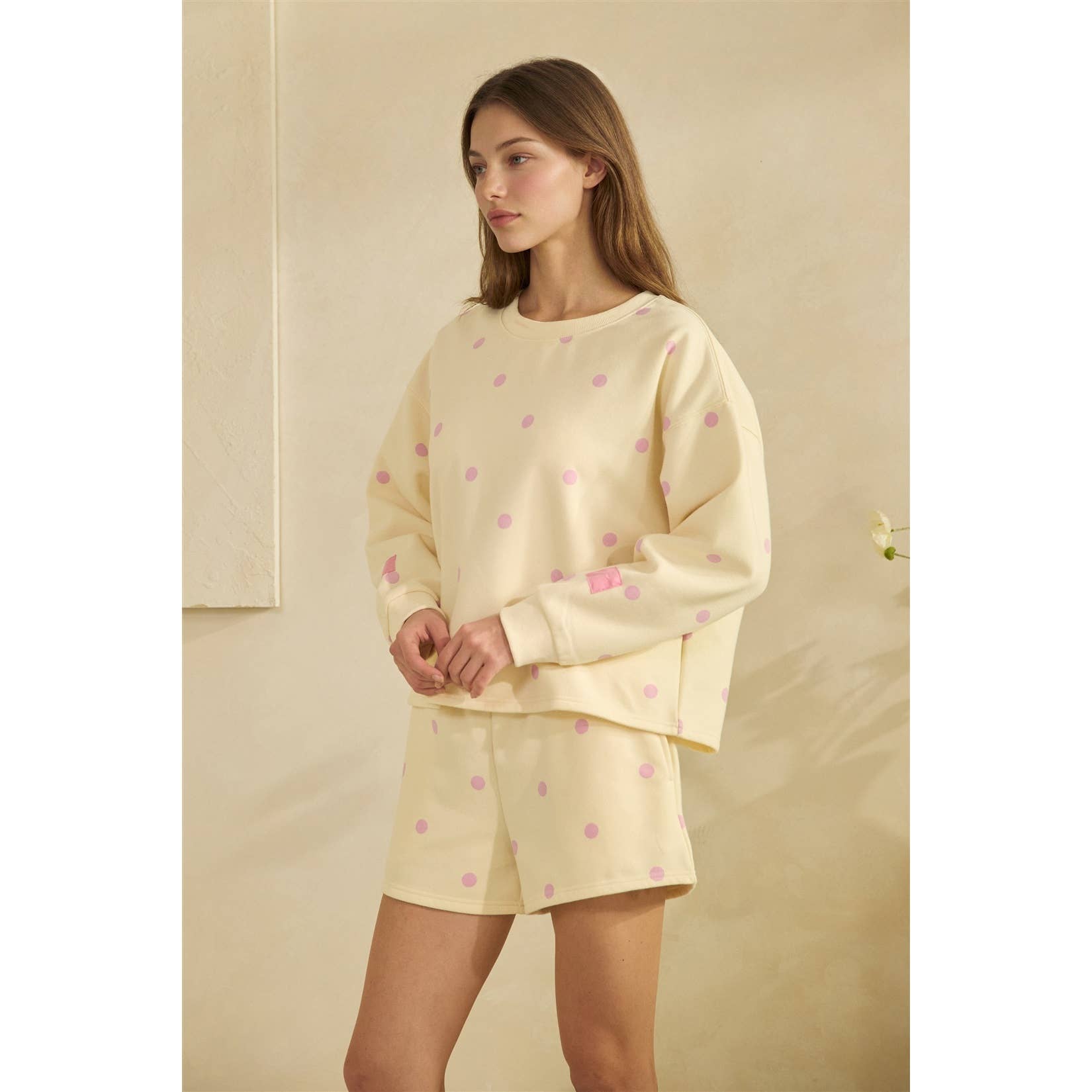 Printed Lounge Crewneck Sweatshirt