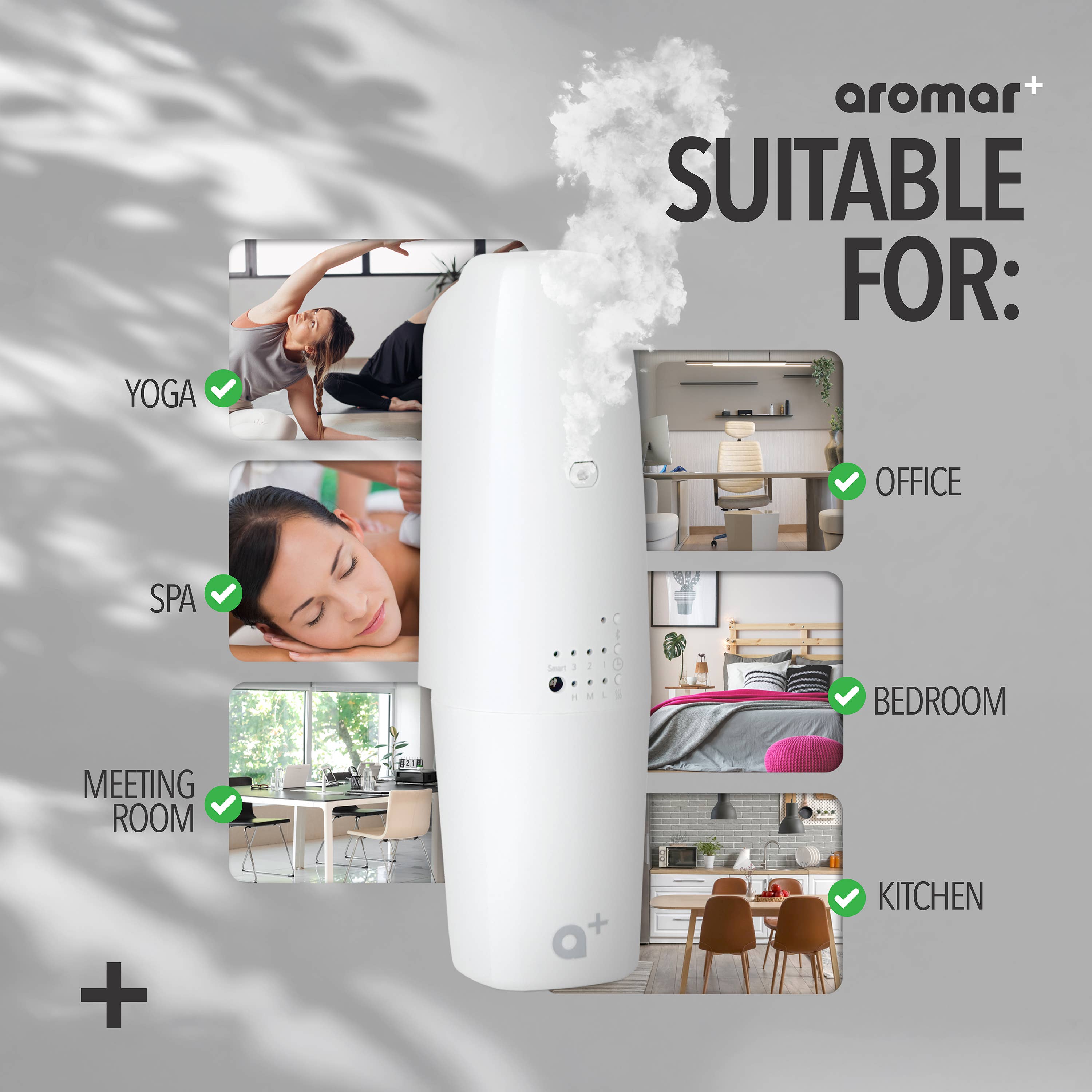 AROMAR+ Waterless Plug-in Aroma Diffuser