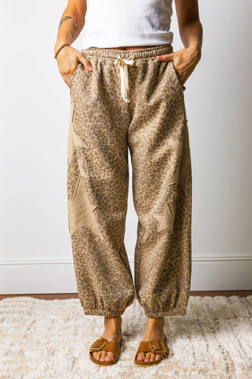 Western Leopard Star Patched Drawstring