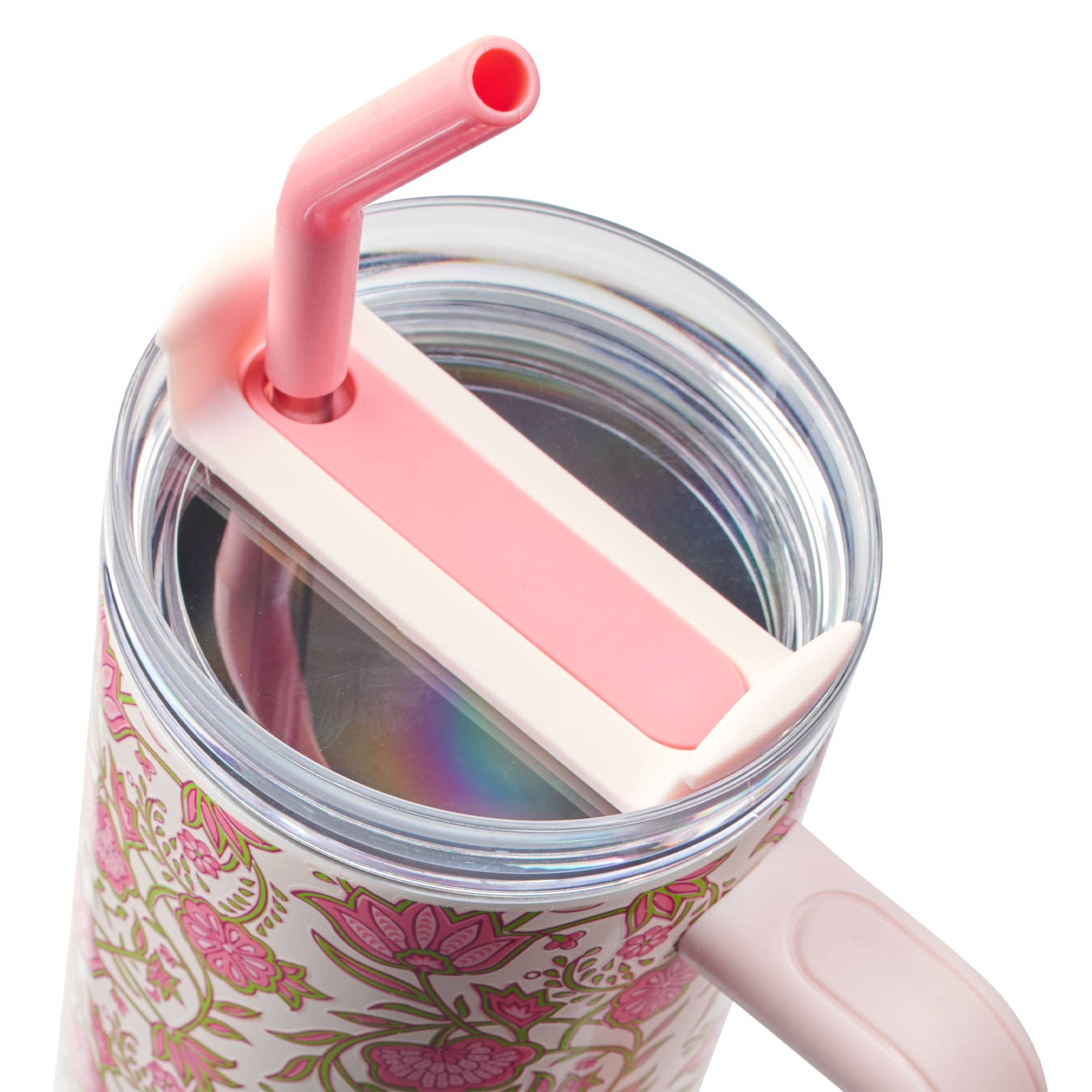 Tumbler w/straw SS Pink Be Still Ps. 46:10
