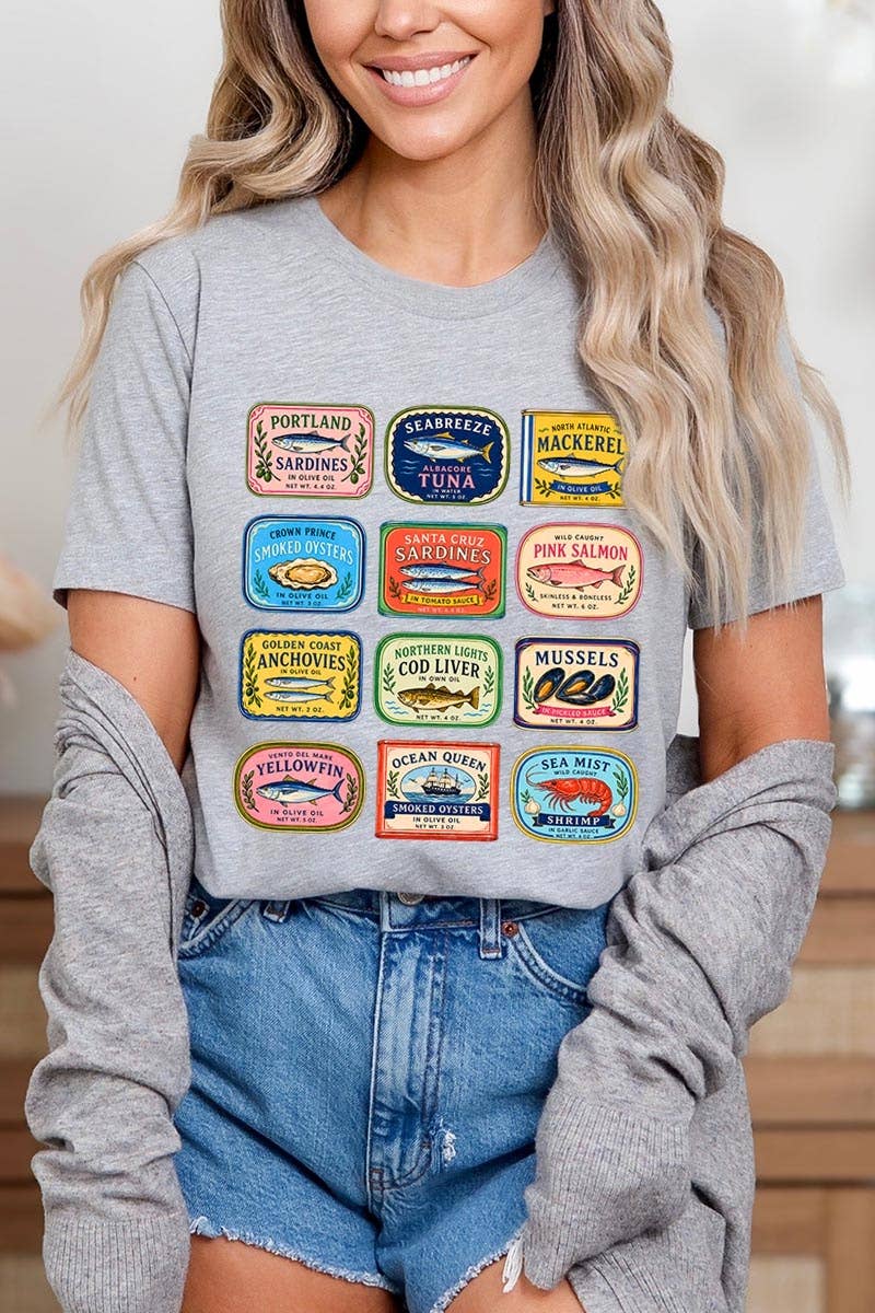 Sardines Market Graphic Tee
