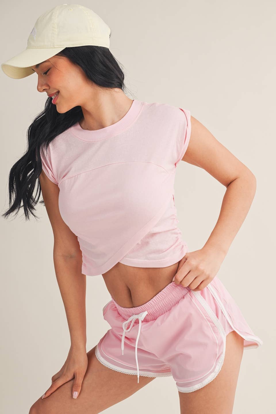 Slub Crossover Top