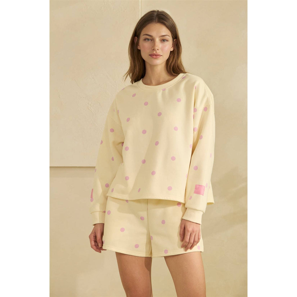 Printed Lounge Crewneck Sweatshirt