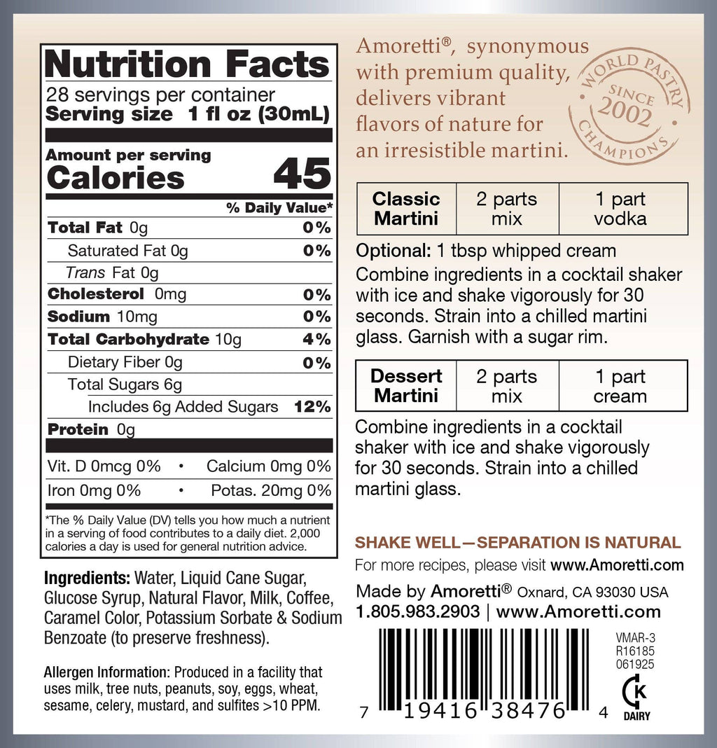 Premium Tiramisu Martini Mix